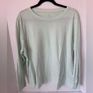 Ideology Green Long Sleeve Relaxed Sweatshirt 2X